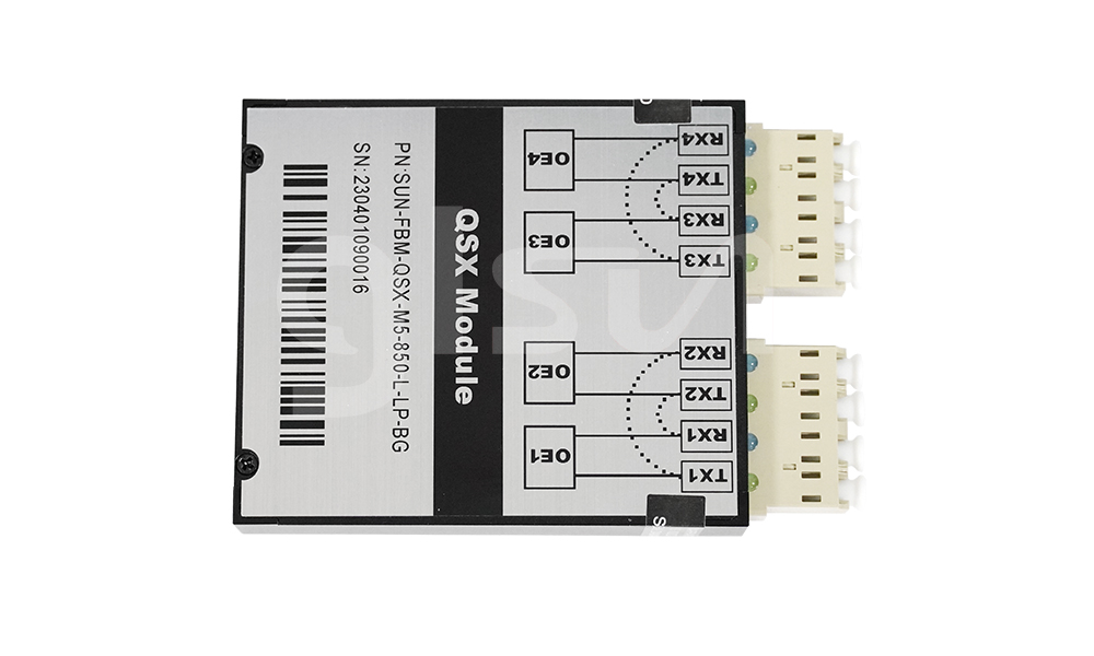 Quad Port 1.25G SX Fiber Bypass Module-1